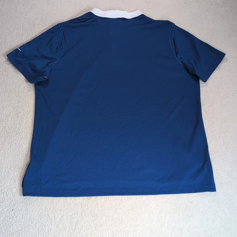 Indianapolis Colts Nike Dri Fit Polo Shirt Mens XXL Throwback Rewind Logo